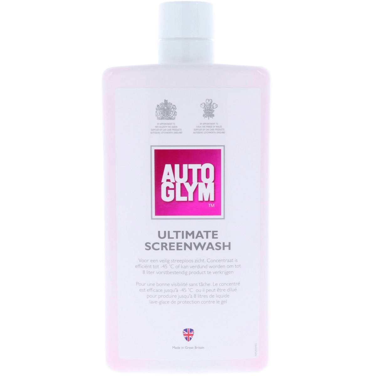 Autoglym Ultimate Screenwash concentraat in een fles van 500 ml